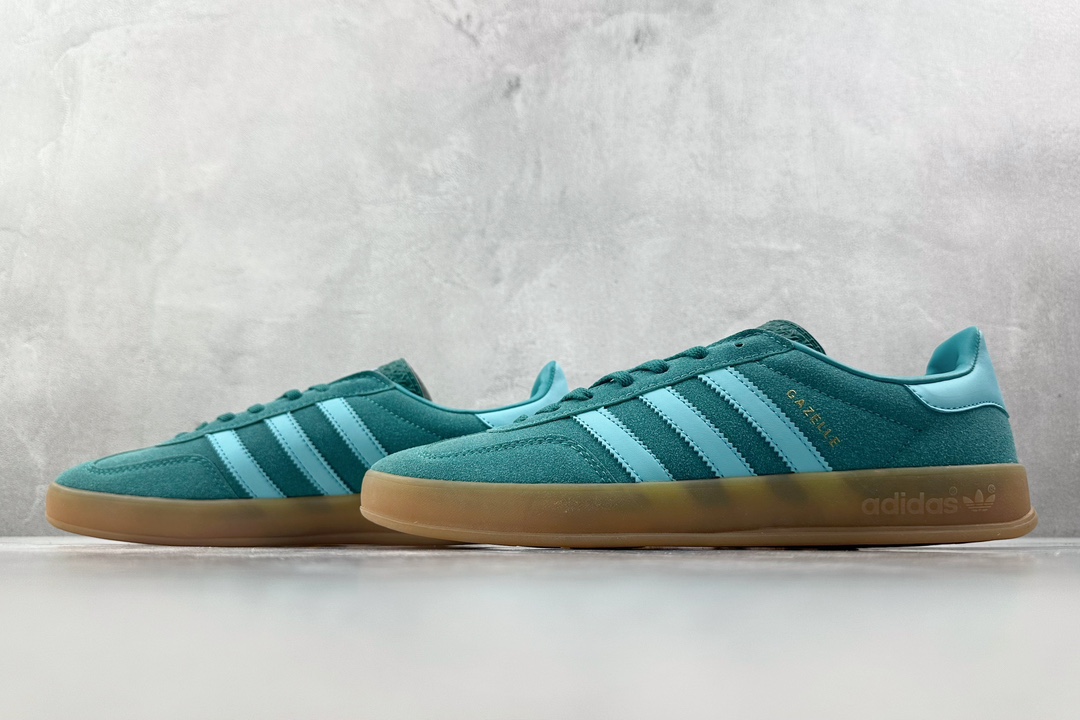 R版 160 出口订单 adidas originals GAZELLE Indoor 绿色 IG9979