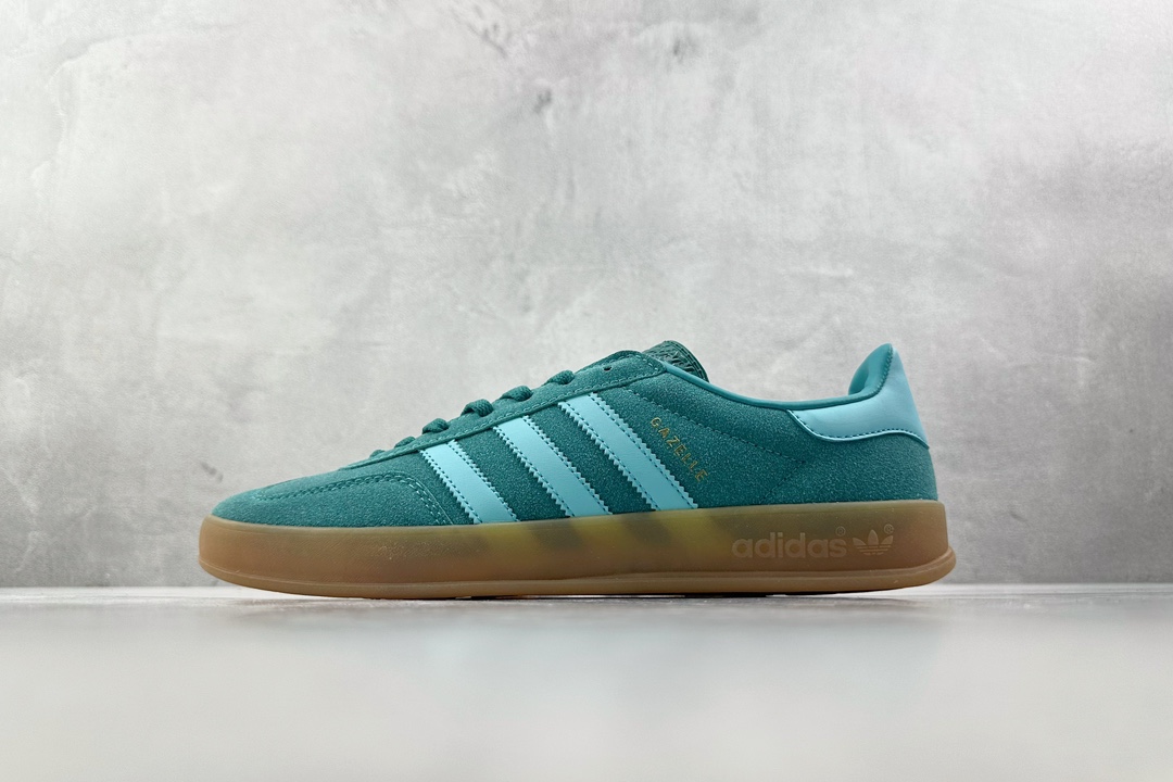 R版 160 出口订单 adidas originals GAZELLE Indoor 绿色 IG9979