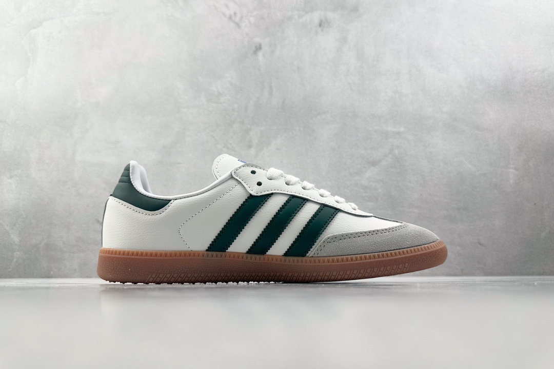 R版 150 出口订单 adidas originals Samba Og白绿灰 IE3437