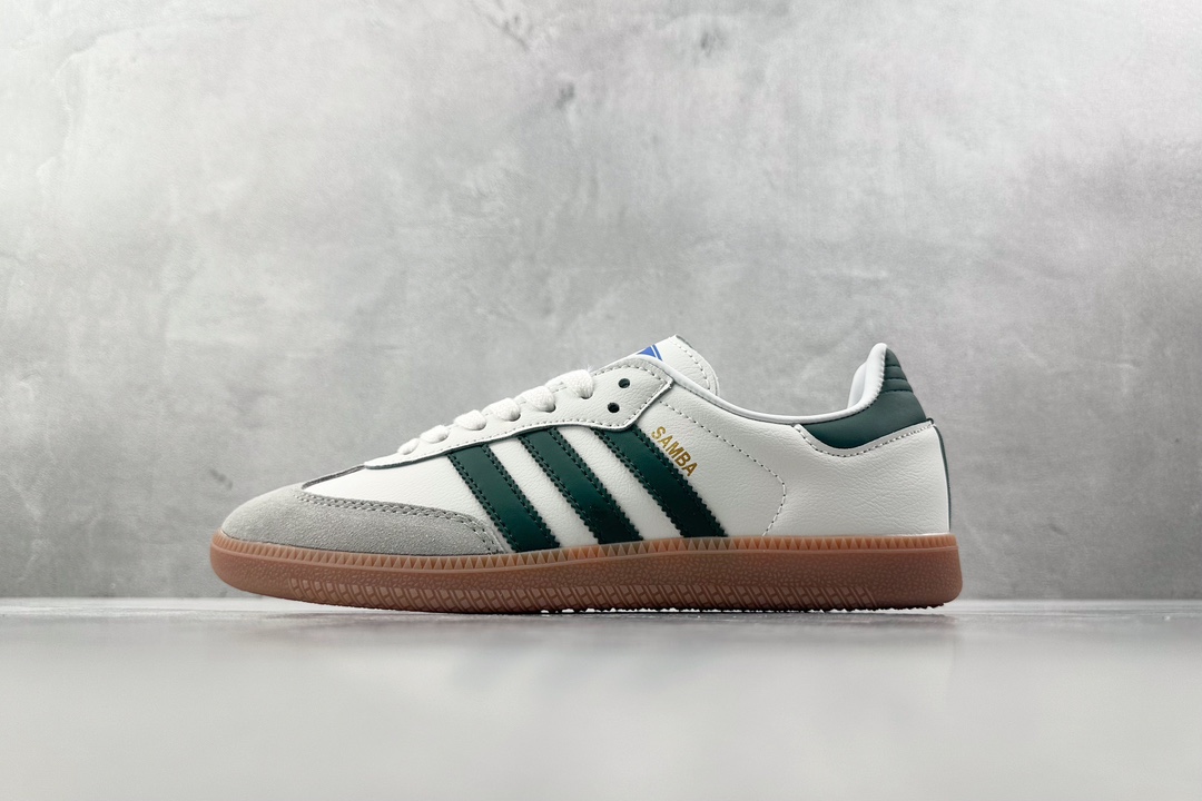 R版 150 出口订单 adidas originals Samba Og白绿灰 IE3437