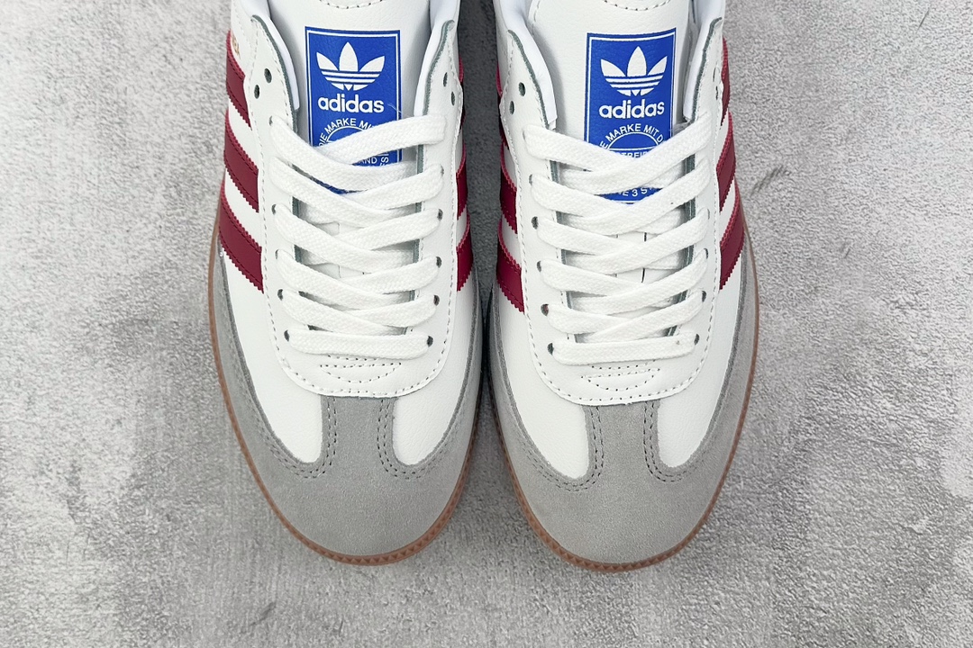 R版 150 出口订单 adidas originals Samba 白红 IF3813