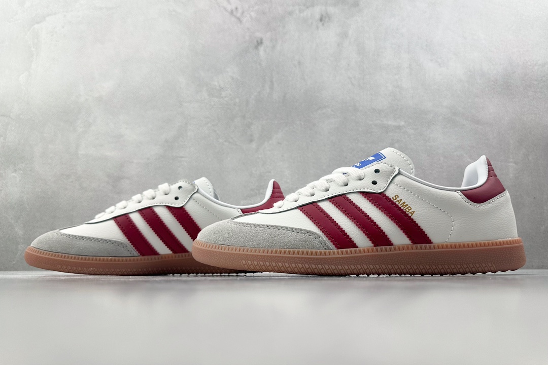 R版 150 出口订单 adidas originals Samba 白红 IF3813