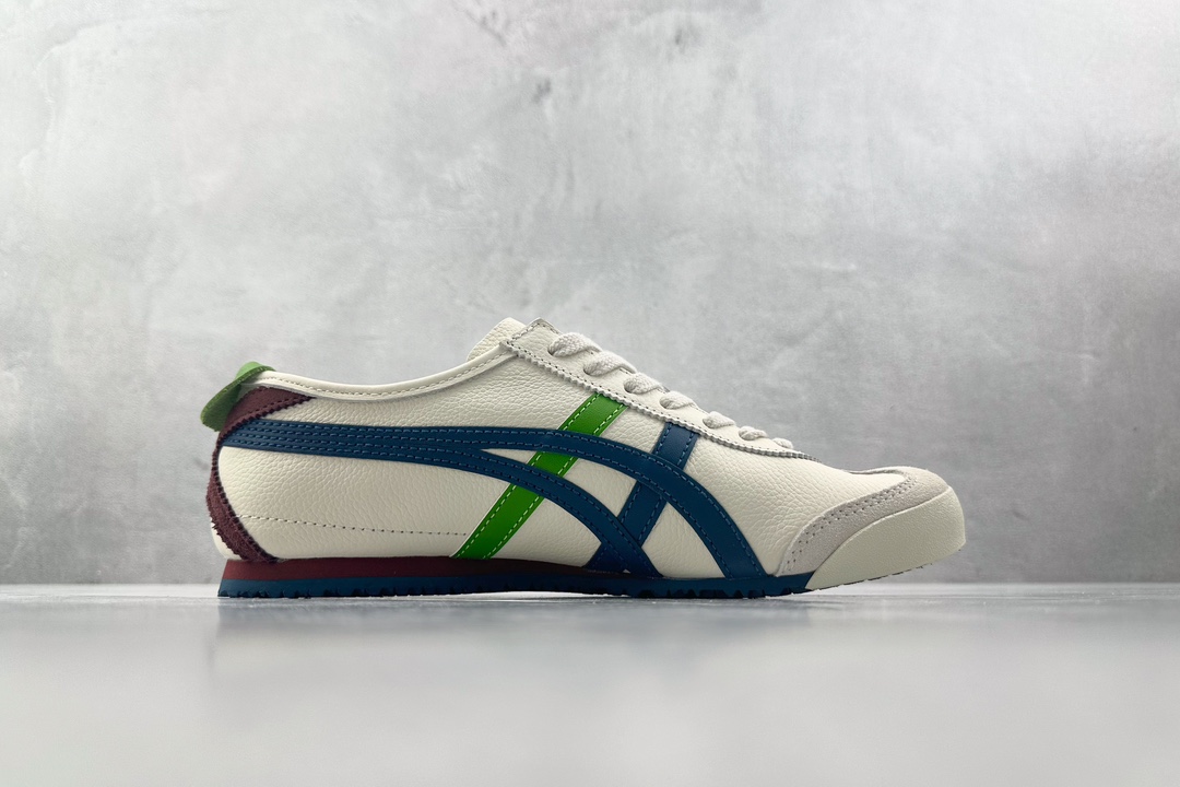 PK 180  Onitsuka Tiger鬼塚虎 MEXICO 66 白蓝绿  1183A201-115