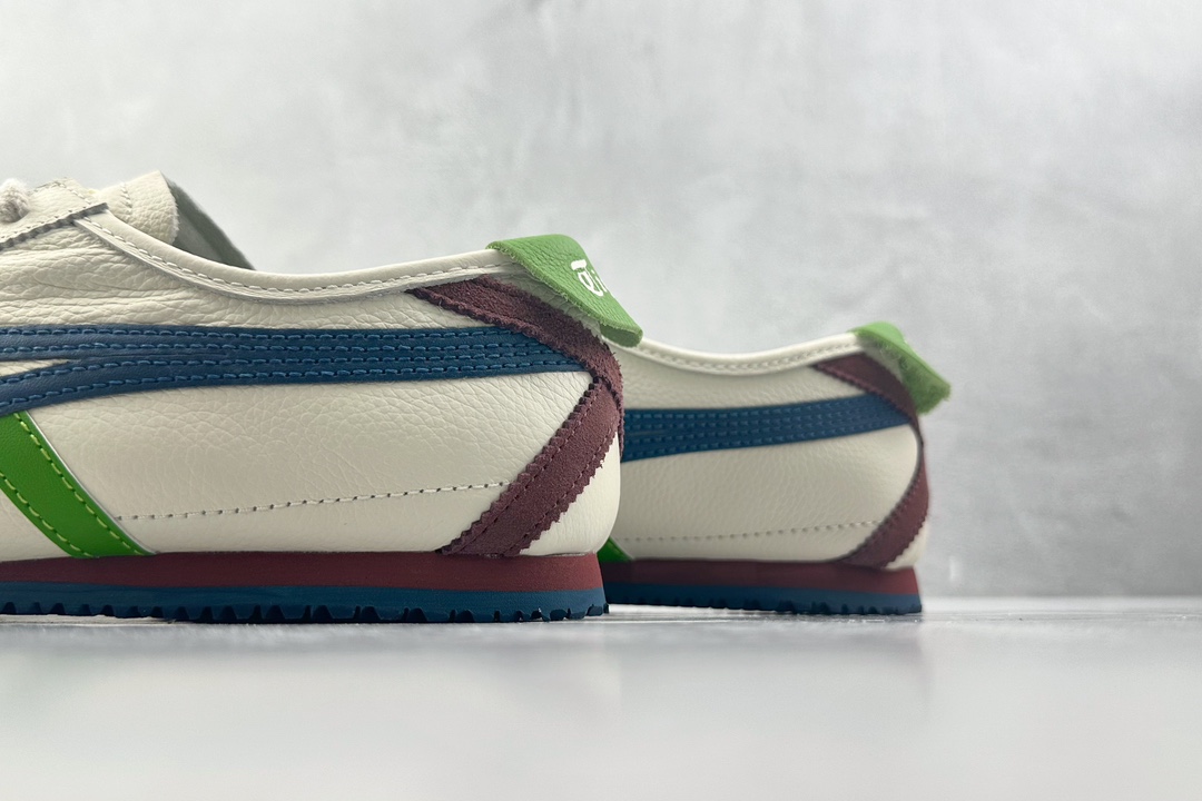 PK 180  Onitsuka Tiger鬼塚虎 MEXICO 66 白蓝绿  1183A201-115