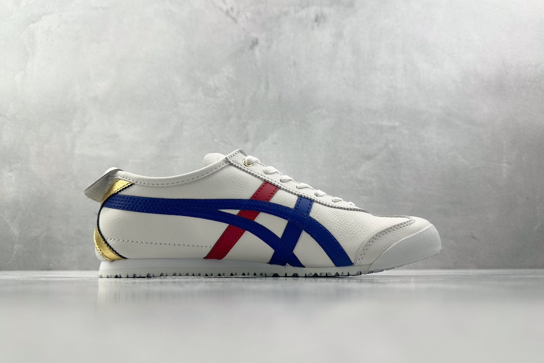 PK 头层 180  Onitsuka Tiger鬼塚虎 MEXICO 66 白蓝色  D507L-0152