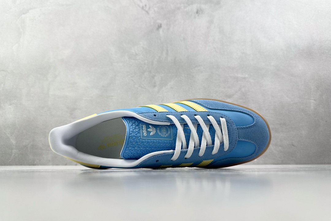 H11 210 平台爆款 adidas originals Gazelle 蓝黄 IE2960