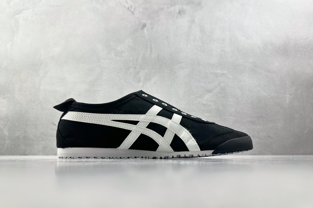 120 渠道特供 帆布 Onitsuka Tiger鬼塚虎 MEXICO 66 黑白 1183A746-001