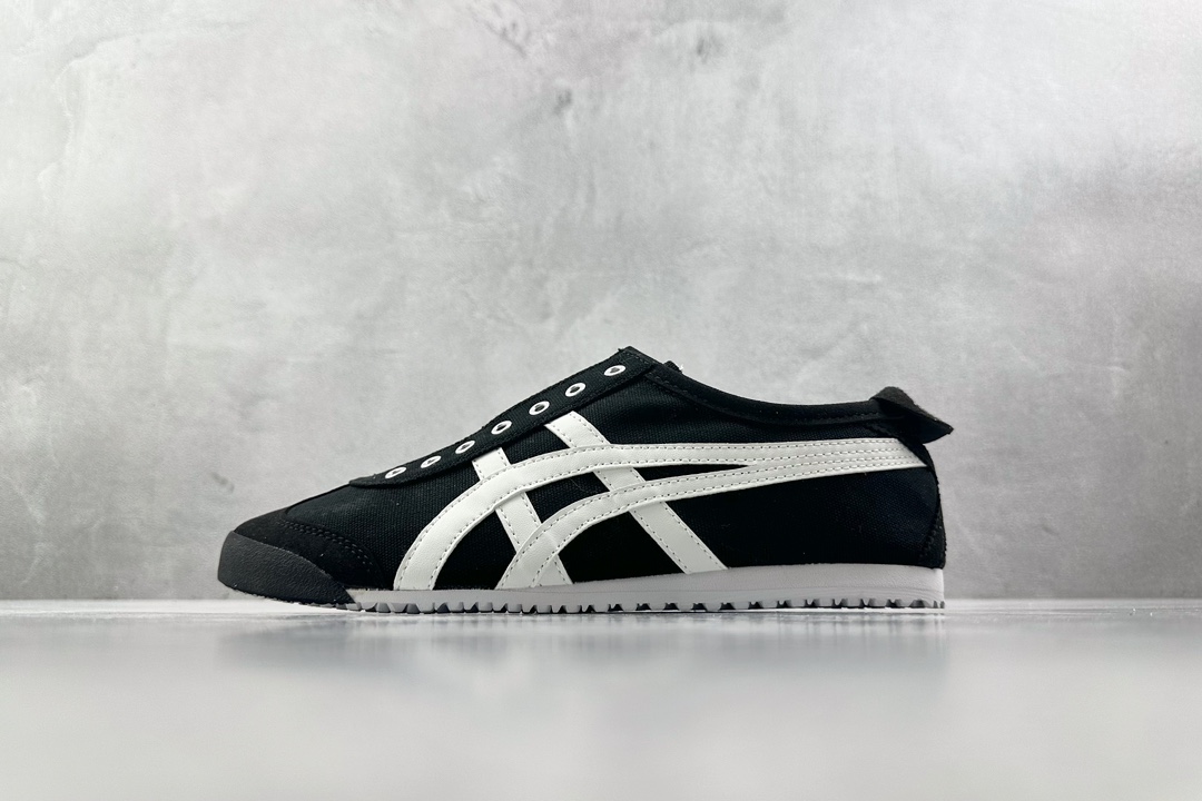 120 渠道特供 帆布 Onitsuka Tiger鬼塚虎 MEXICO 66 黑白 1183A746-001