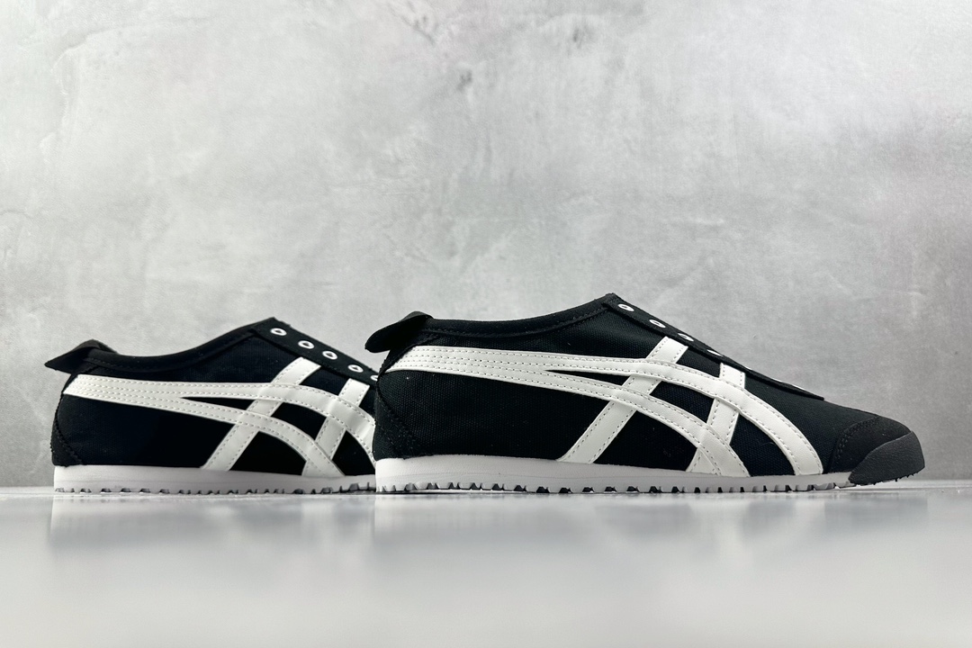 120 渠道特供 帆布 Onitsuka Tiger鬼塚虎 MEXICO 66 黑白 1183A746-001