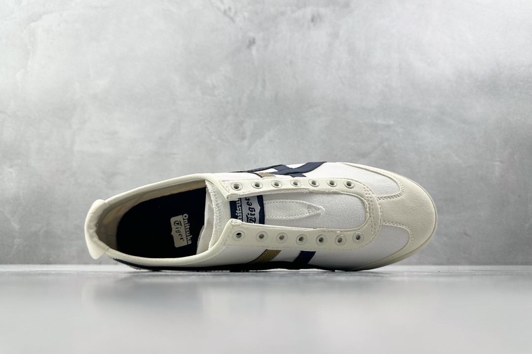 SC帆布 120 渠道特供 帆布 Onitsuka Tiger鬼塚虎 MEXICO 66 白蓝黄 1183A360-116