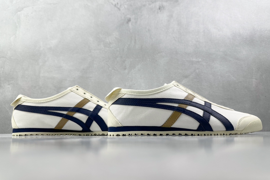 SC帆布 120 渠道特供 帆布 Onitsuka Tiger鬼塚虎 MEXICO 66 白蓝黄 1183A360-116