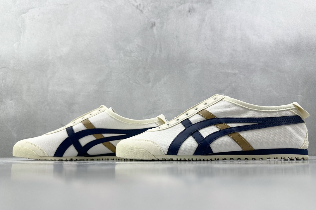 SC帆布 120 渠道特供 帆布 Onitsuka Tiger鬼塚虎 MEXICO 66 白蓝黄 1183A360-116