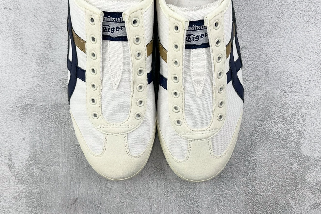 SC帆布 120 渠道特供 帆布 Onitsuka Tiger鬼塚虎 MEXICO 66 白蓝黄 1183A360-116