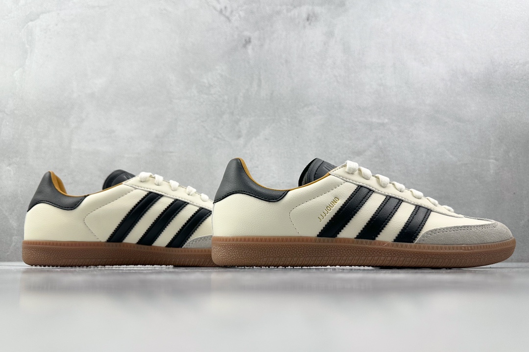 Foreign trade batch JJJJound x adidas originals Samba OG gray and white ID8708