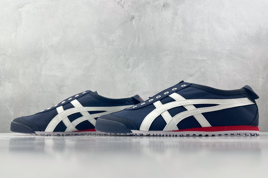 SC 120 渠道特供 帆布 Onitsuka Tiger鬼塚虎 MEXICO 66 蓝白 D3K0N-5099