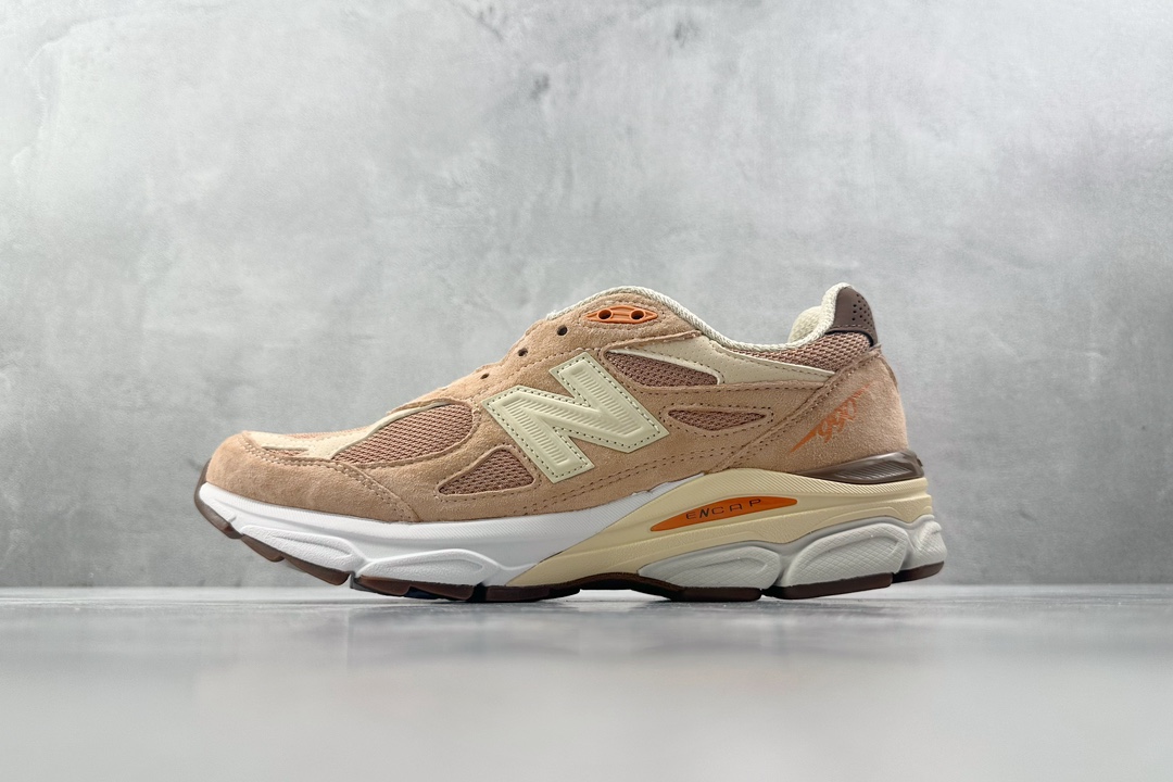 总裁Plus 320 顶级原版 SIZE × New Balance NB 990 V3 米褐色 M990SZ3