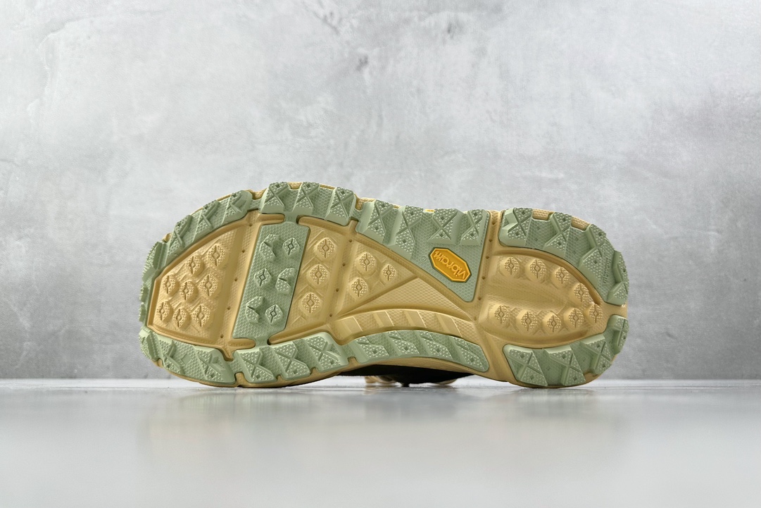 Professional outdoor functional shoes HOKA ONE ONE Tor Ultra Low yellow brown 1153137-WSH