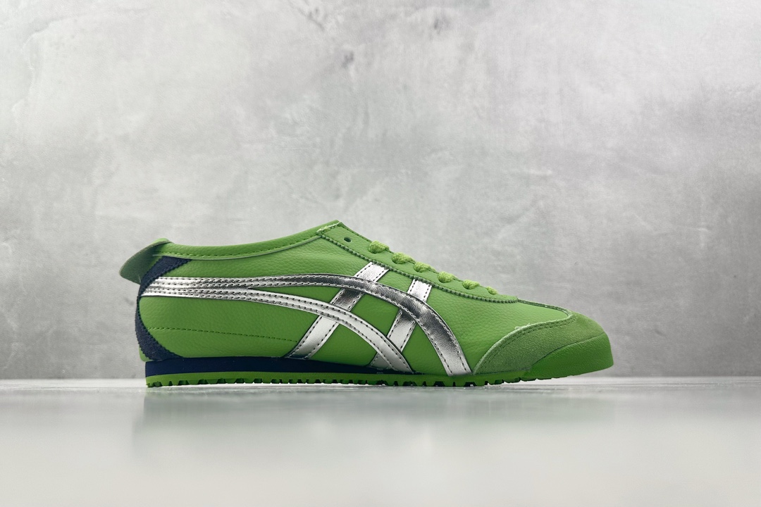 140 渠道特供 二层跑量 Onitsuka Tiger鬼塚虎 MEXICO 66 绿银 1183A201-305