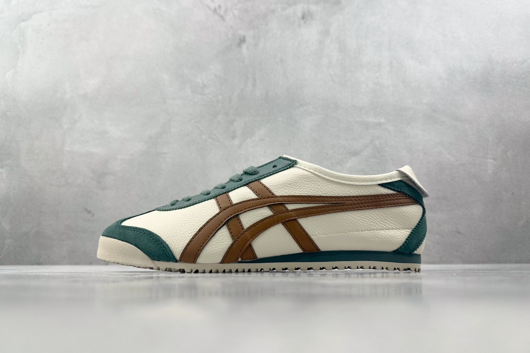 SC 140 渠道特供 二层跑量 Onitsuka Tiger鬼塚虎 MEXICO 66 米绿棕 1183B771-115