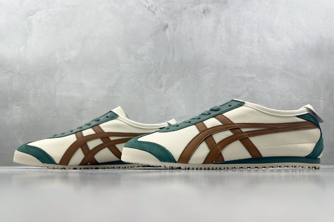 SC 140 渠道特供 二层跑量 Onitsuka Tiger鬼塚虎 MEXICO 66 米绿棕 1183B771-115