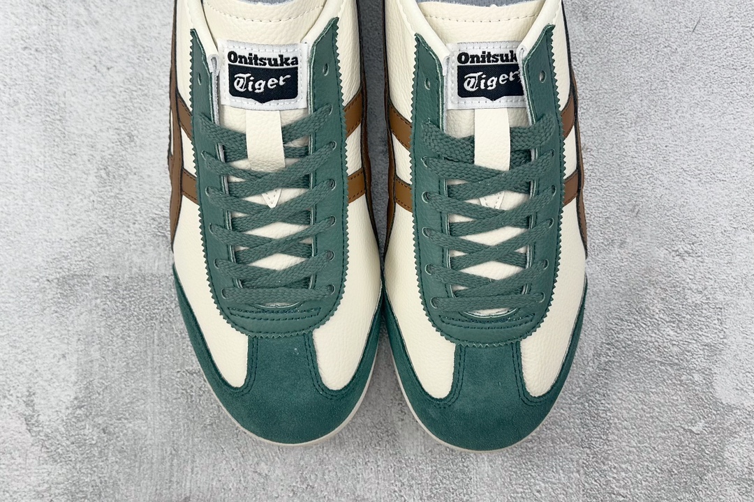 SC 140 渠道特供 二层跑量 Onitsuka Tiger鬼塚虎 MEXICO 66 米绿棕 1183B771-115