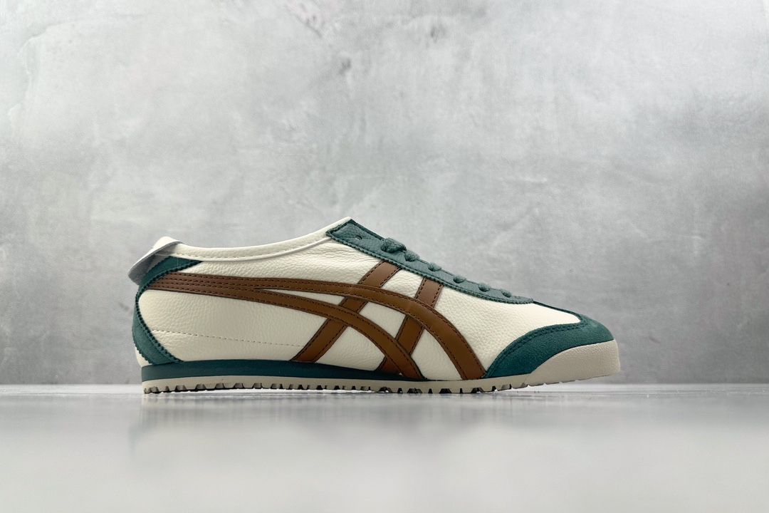 SC 140 渠道特供 二层跑量 Onitsuka Tiger鬼塚虎 MEXICO 66 米绿棕 1183B771-115