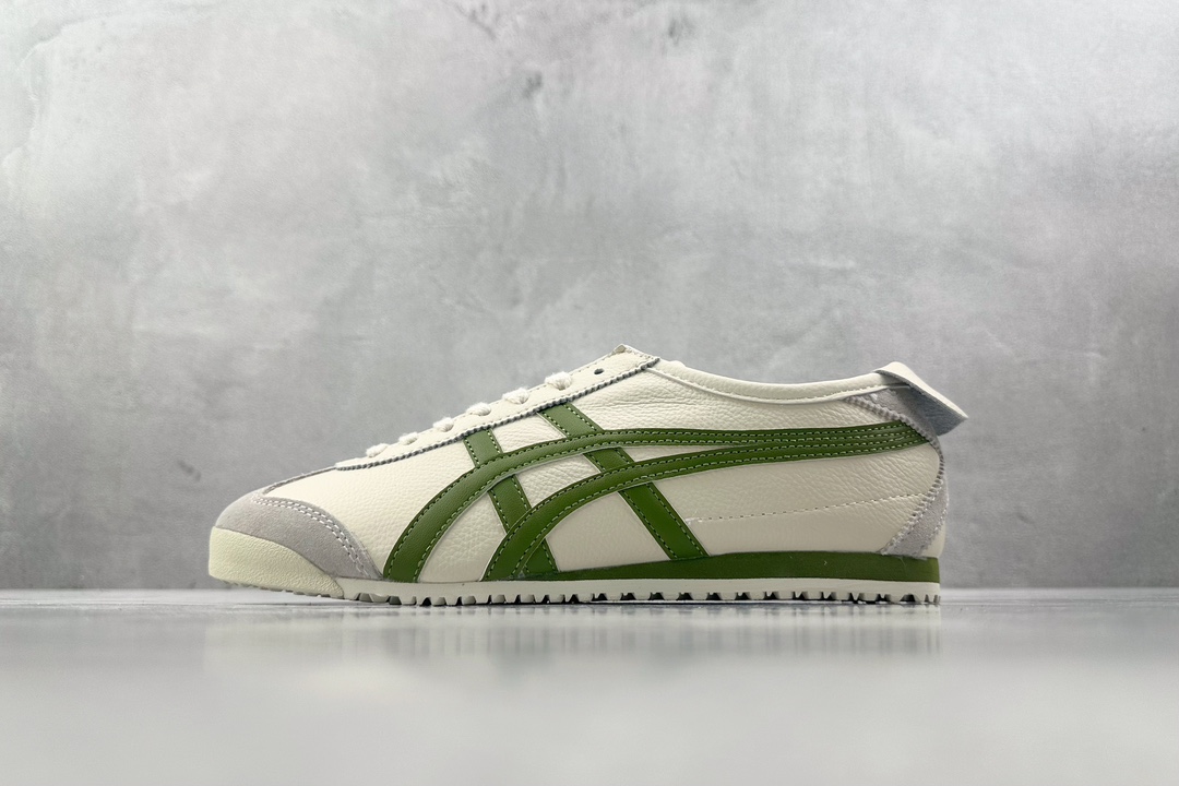 SC 140 渠道特供 二层跑量 Onitsuka Tiger鬼塚虎 MEXICO 66 白绿色 1183B771-111