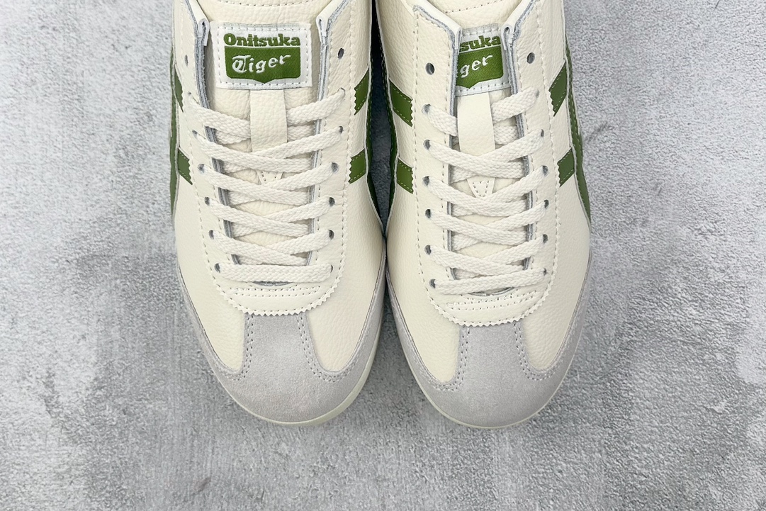 SC 140 渠道特供 二层跑量 Onitsuka Tiger鬼塚虎 MEXICO 66 白绿色 1183B771-111