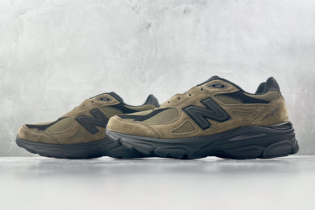 总裁Plus 320 顶级原版 JJJJound x New Balance NB 990 V3 浅棕色 M990JJ3