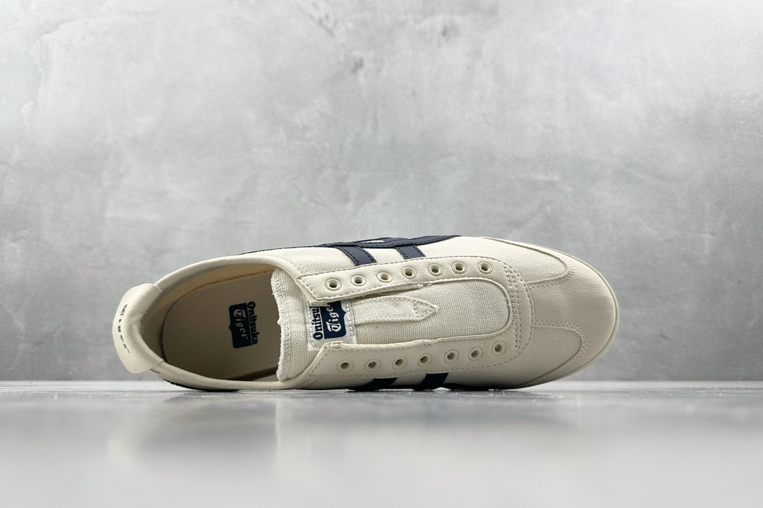 PK帆布特价 
全新工厂开发 Onitsuka Tiger鬼塚虎 MEXICO 66 slip-on 米