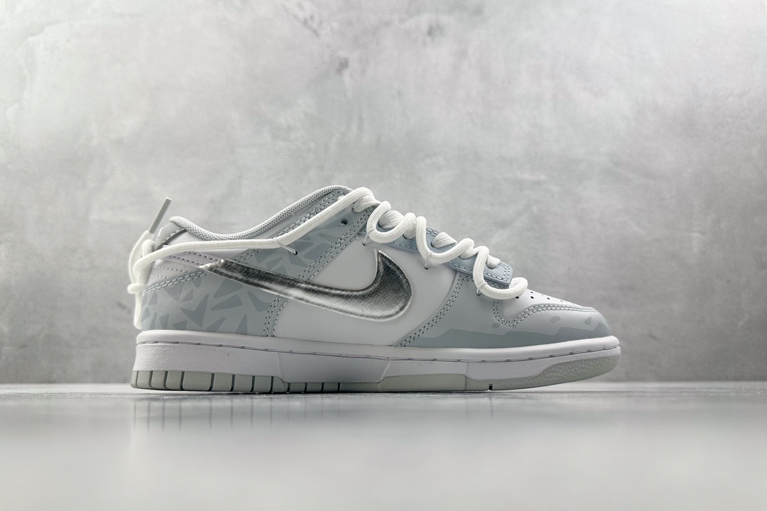 特价 
【定制球鞋】 Nike Dunk Low Retro 白银 浅灰蓝

货号：HF0730-160