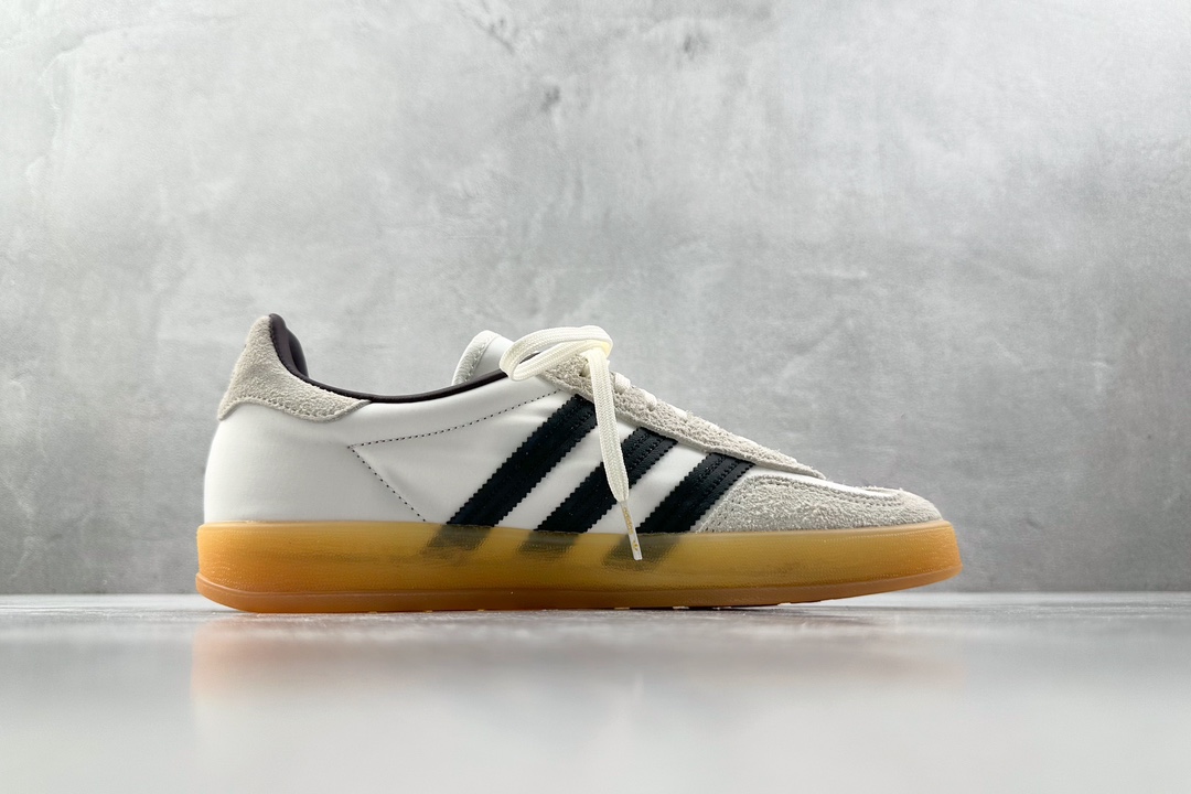 Hikari Shibata x adidas originals GAZELLE INDOOR白黑色  IH9985