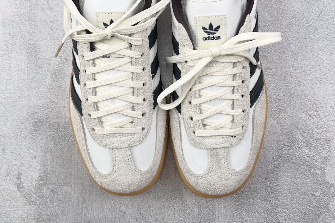 Hikari Shibata x adidas originals GAZELLE INDOOR白黑色  IH9985