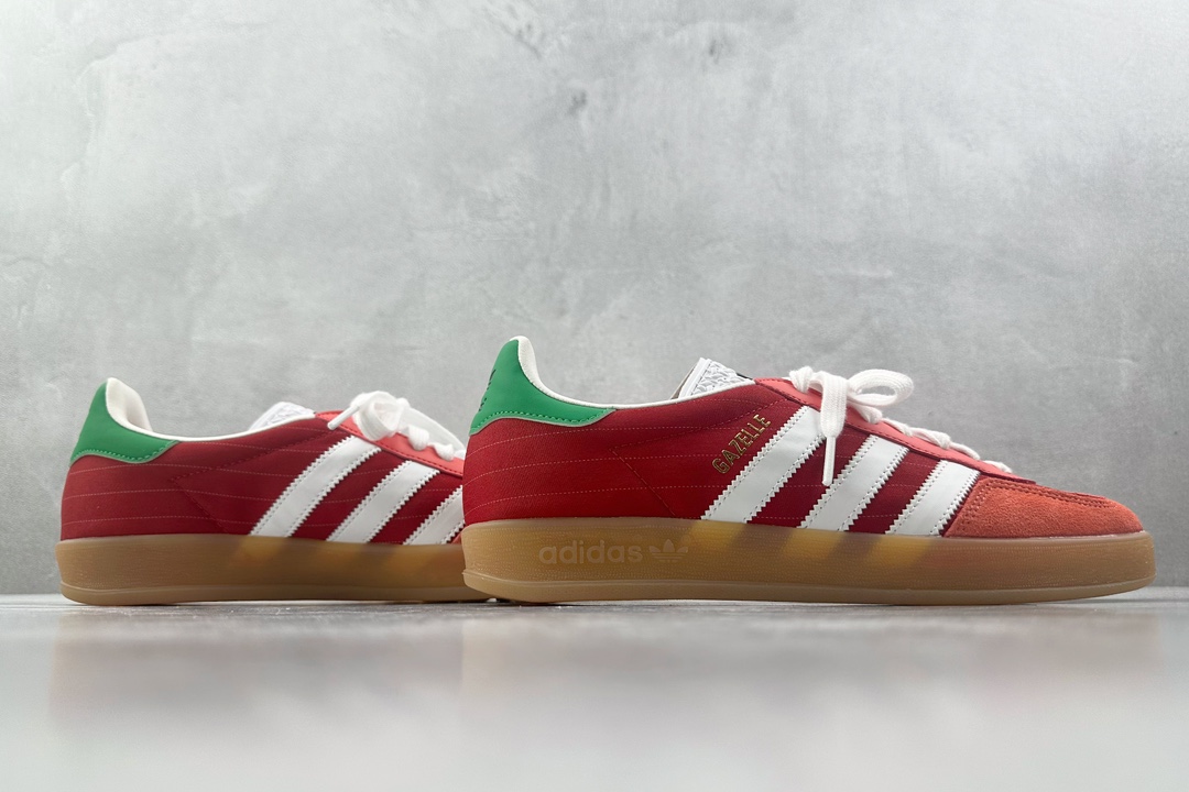 adidas originals GAZELLE INDOOR 红白绿  IF9641