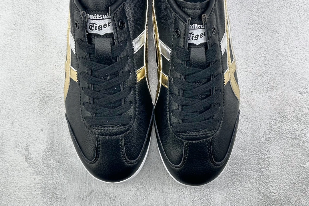 渠道特供 二层跑量 Onitsuka Tiger鬼塚虎 MEXICO 66 黑金  D5V2L-9094