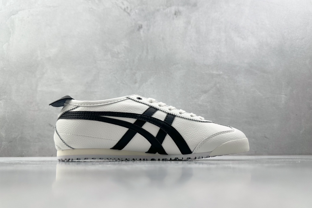 渠道特供 二层跑量 Onitsuka Tiger鬼塚虎 MEXICO 66 白黑  D508K-0190