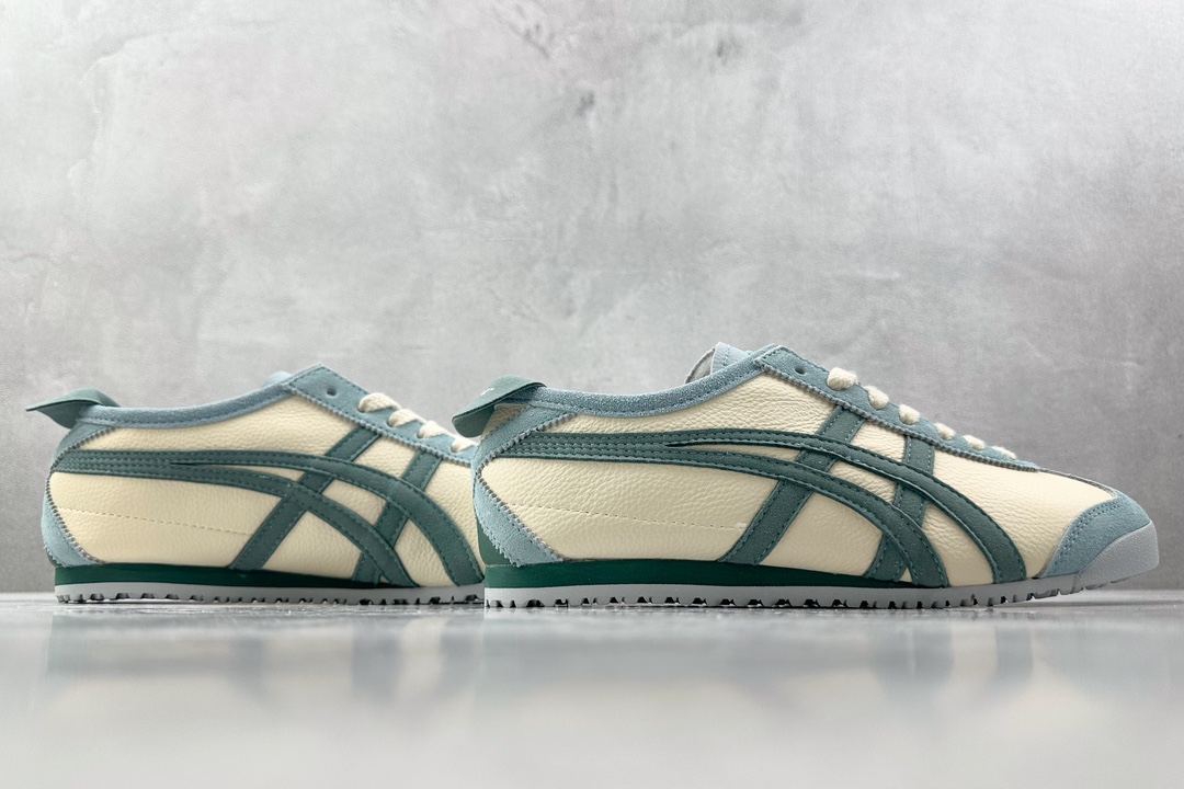 渠道特供 二层跑量 Onitsuka Tiger鬼塚虎 MEXICO 66 薄荷蓝  1183C076-103