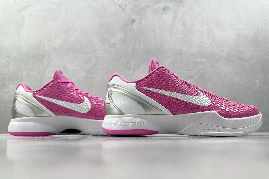 Nike Zoom Kobe 6 圆头 粉白色 前掌超大Zoom Turbo气垫 DJ3596-600