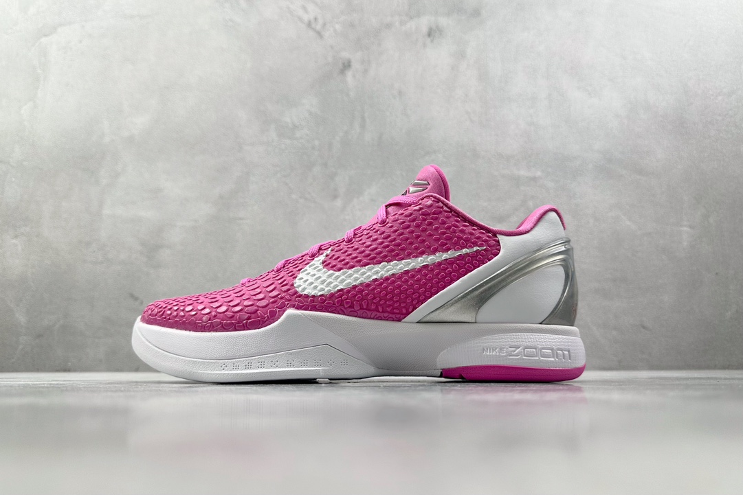 Nike Zoom Kobe 6 圆头 粉白色 前掌超大Zoom Turbo气垫 DJ3596-600