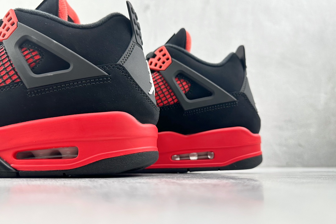 Jordan Air Jordan 4 retro ”'red thunder”' 红雷电 黑红 CT8527-016