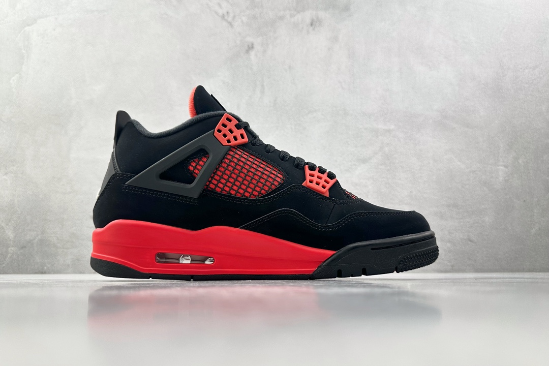 Jordan Air Jordan 4 retro ”'red thunder”' 红雷电 黑红 CT8527-016