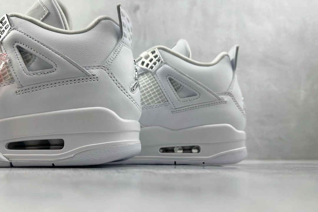 Jordan Air Jordan 4 retro pure money 银扣 纯白 308497-100