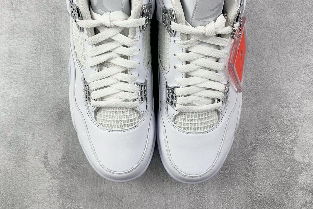 Jordan Air Jordan 4 retro pure money 银扣 纯白 308497-100