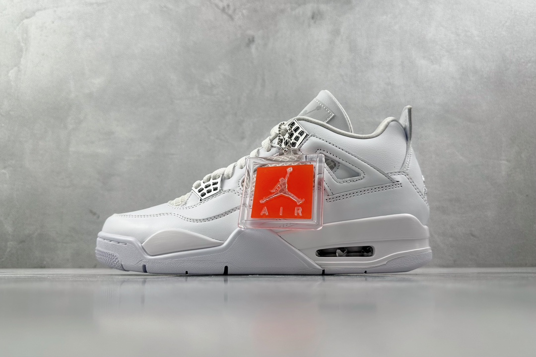 Jordan Air Jordan 4 retro pure money 银扣 纯白 308497-100