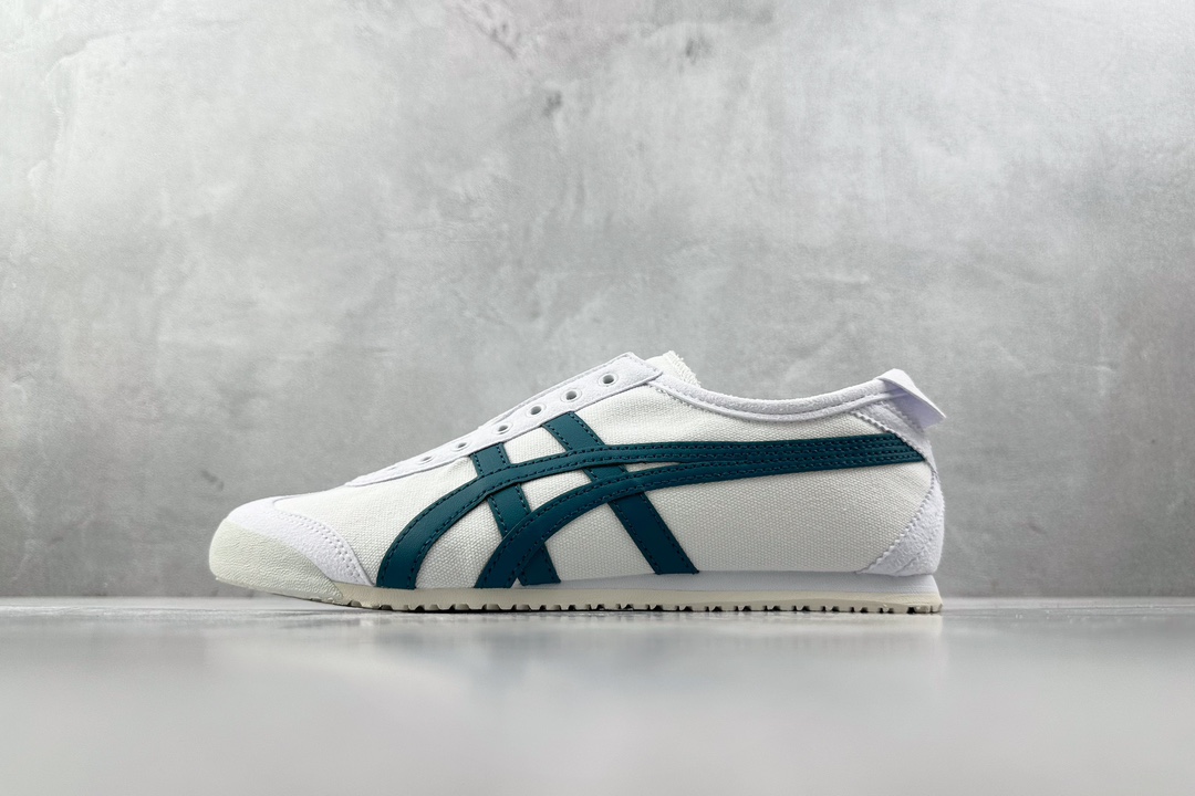 PK帆布特价 
全新工厂开发 Onitsuka Tiger MEXICO 66白蓝

货号：1183A3