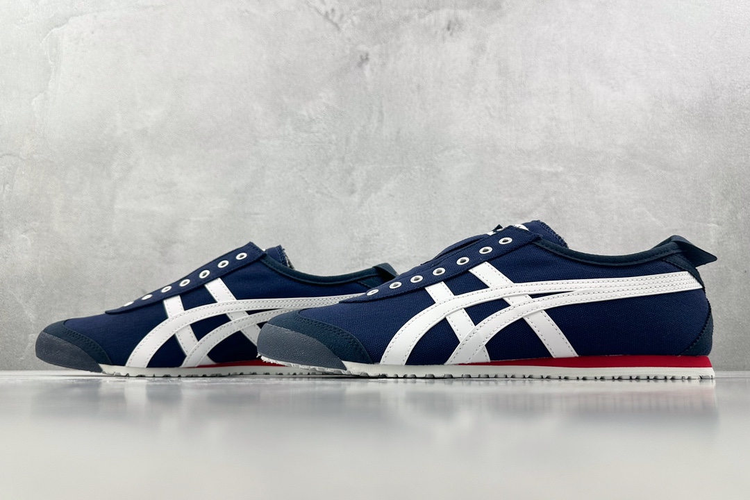 PK帆布特价 
全新工厂开发Onitsuka Tiger鬼塚虎 MEXICO 66 蓝白

货号：118