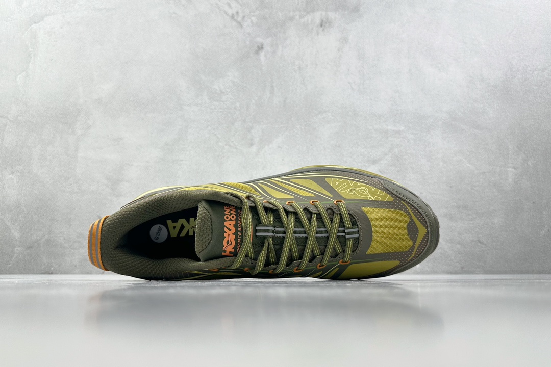 平台专供 热门爆款系列 HOKA ONE ONE Mafate Speed 2 黄色  1126851-DOGL