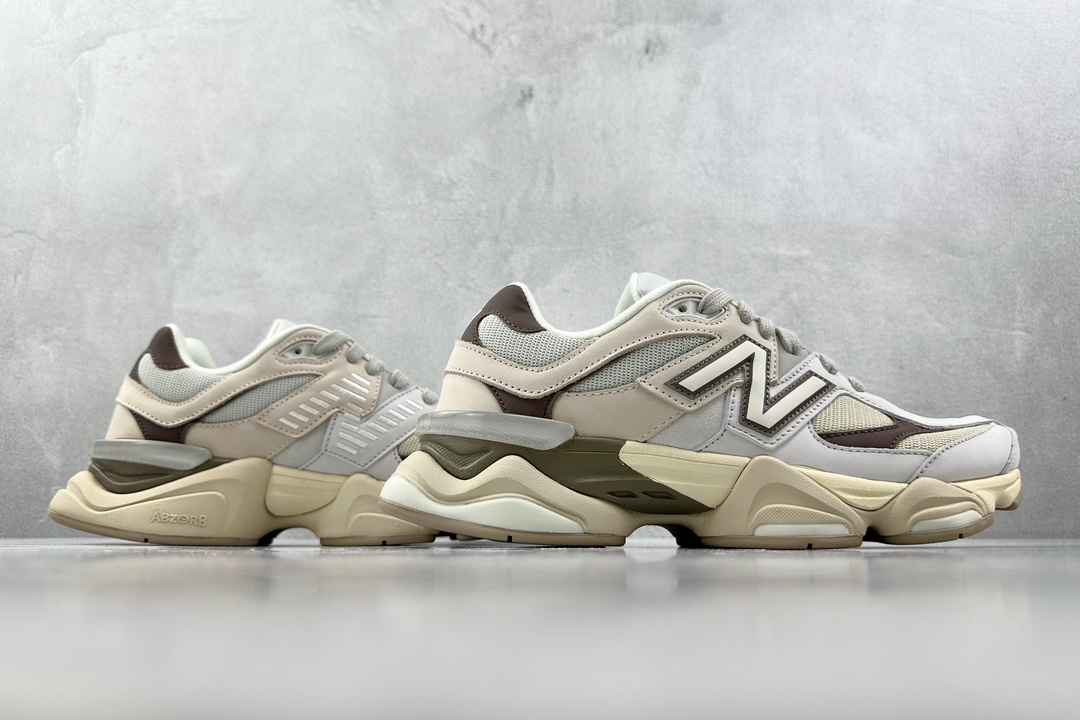 纯原标杆 品质无敌 New Balance NB 9060 灰棕色 U9060FNA