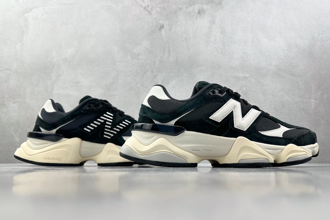 纯原标杆 品质无敌 New Balance NB 9060 黑白 U9060AAA