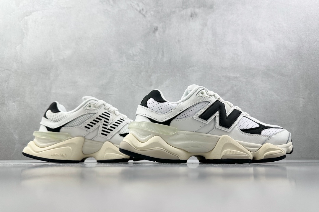 纯原标杆 品质无敌 New Balance NB 9060 白黑 U9060AAB